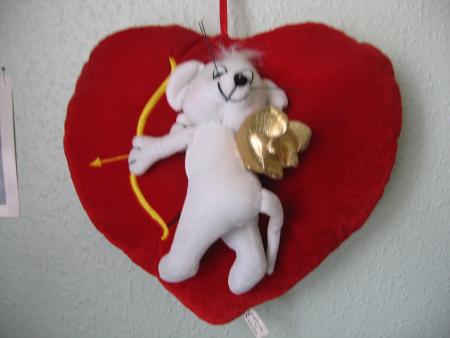 LE RAT CUPIDON  TRES BEAU COEUR  .