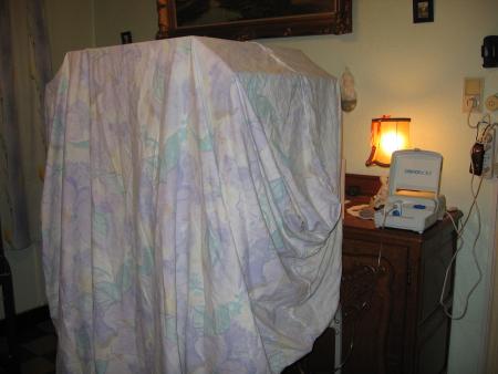 AEROSOL GEANT POUR LA VOLIERE .