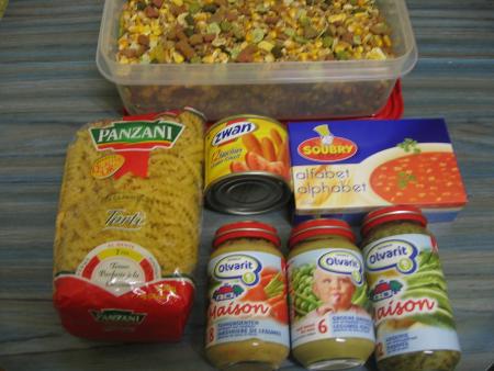 L' ALIMENTATION  TRES VARIEES  .